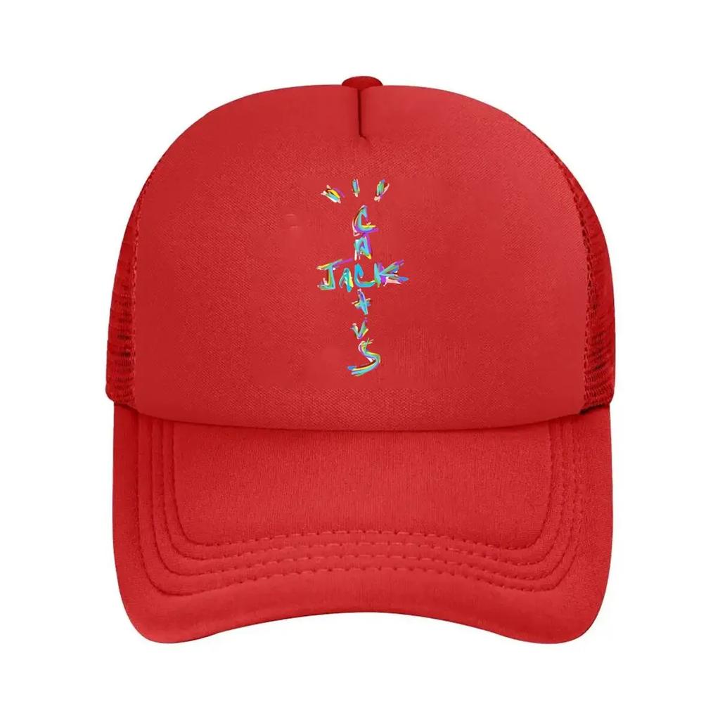 La Jaktis Playful Inspired Colorful Text Design Mesh Baseball Cap