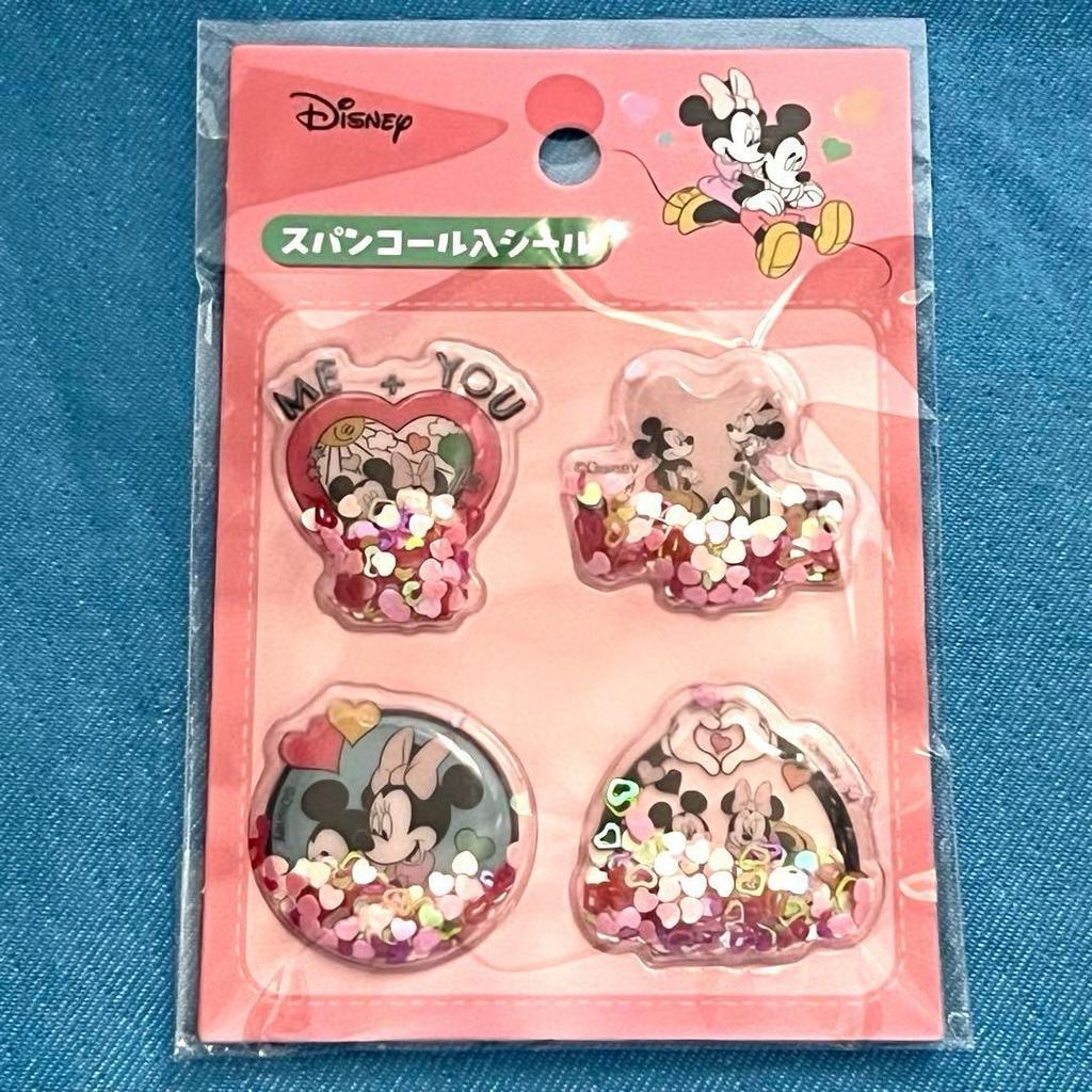 Mickey & Minnie Sequined stickers [Out of stock] Disney Popular Disney
