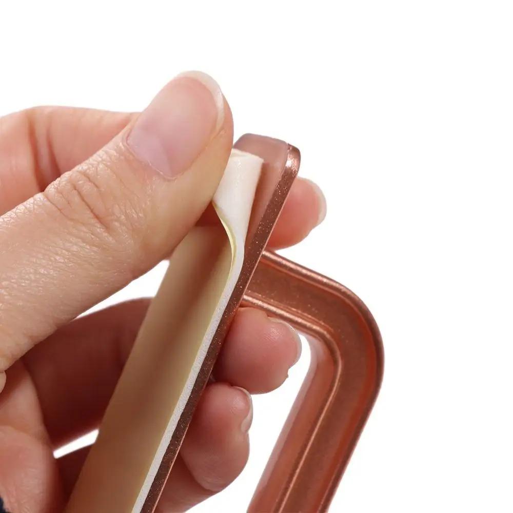 1pc/2pcs Adhesive Cabinet Handles Plus Stainless Steel No-Drilling Easy Installation Handles For Cabinet Door Window Drawer & Re