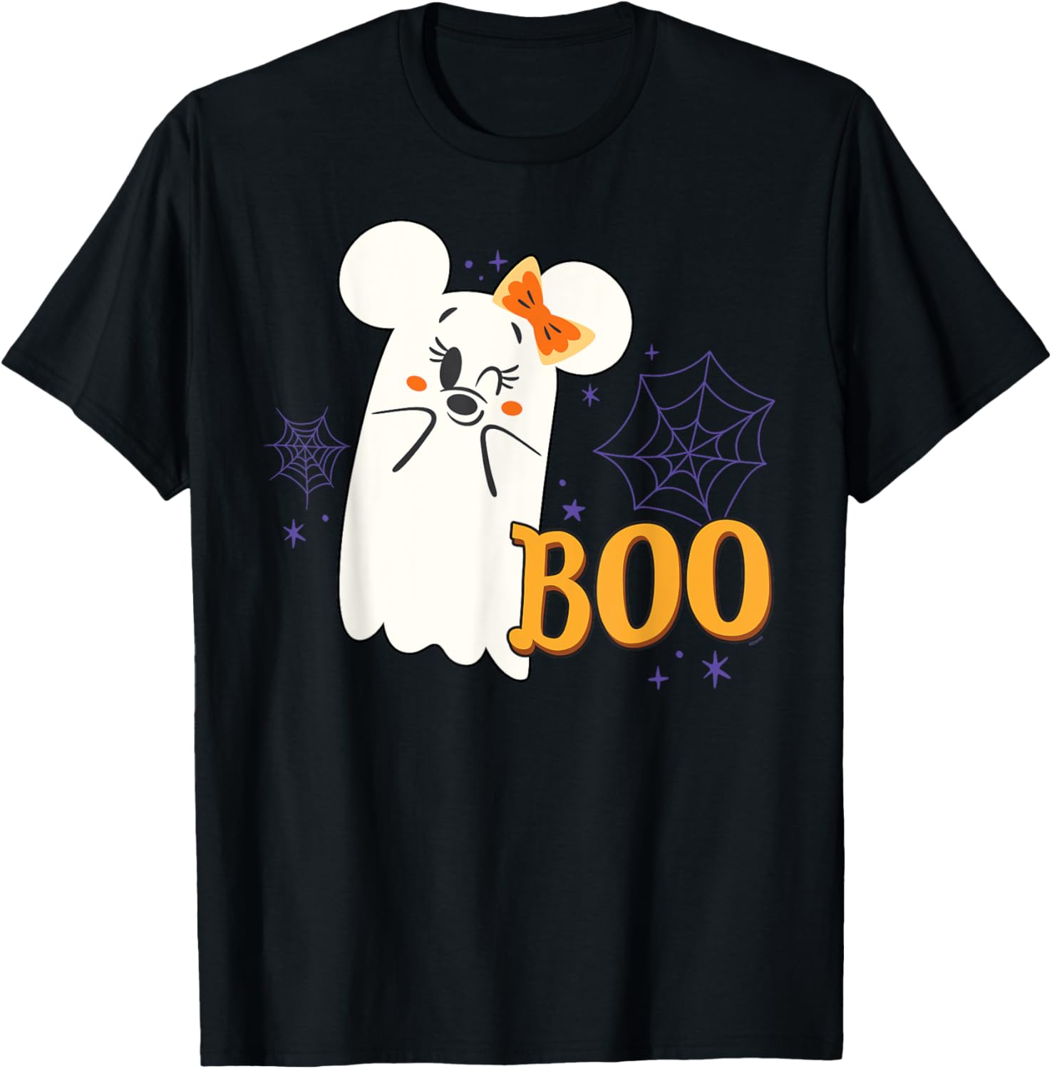 Hot Fashion Disney Minnie Mouse Cute Little Ghost Boo Halloween T-Shirt S-4XL Four Seasons Gift XXXL