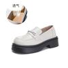 Leather loafers women's 2025 spring new fashion single shoes women's casual versatile small leather shoes small fragrant women's shoes tide