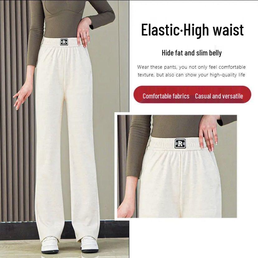 2025 Fashion Versatile Slimming Loose Fit Pants for Middle-Aged Women
