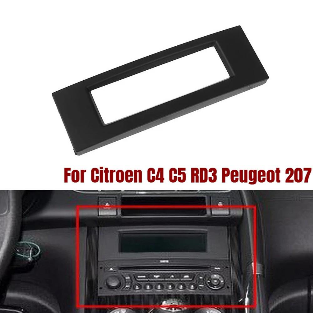 for Citroen C4 C5 RD3 207 Car Radio Multi-function C-Screen Shell Case Fixed Frame CD Player Screen Replacement Housing