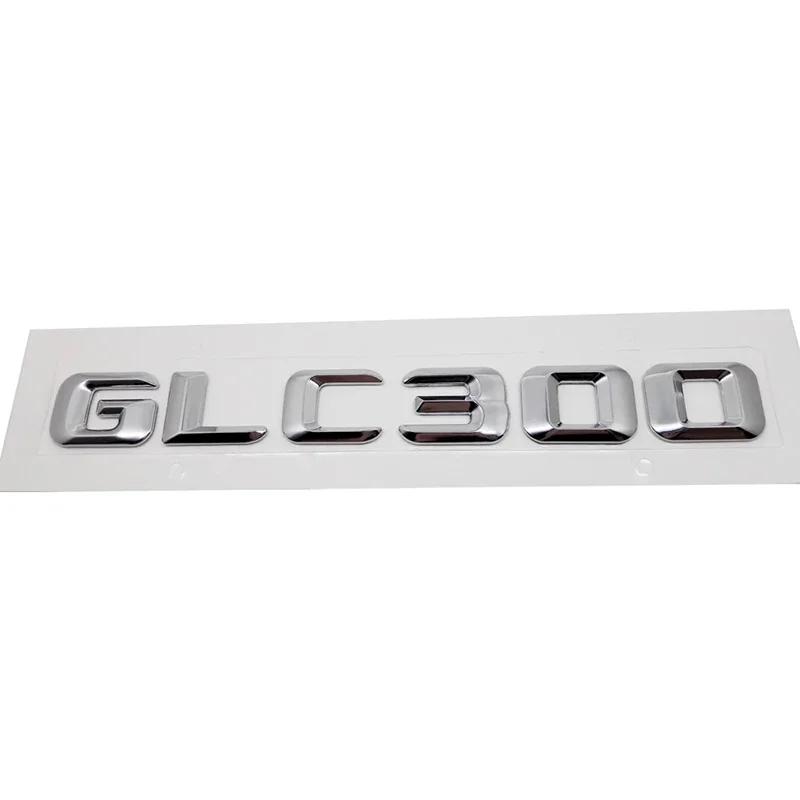 

Alloy ABS Car Emblem Sticker Rear Trunk Letter Number Badge for Mercedes Benz GLC43 GLC63 GLC200 GLC260 GLC300 Accessories Plastic