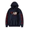 Felpa con cappuccio e stampa anime Black Clover Maglione in pile Felpa con cappuccio anime
