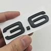 2026 3D ABS Car Letters Logo 2.4 3.6 3.8 4.2 TDI Sticker Rear Trunk Emblem Badge For 4UYUE A3 A4 A5 A6 A7 A8 Q3 Q5 Q7 Q8 Accessroies