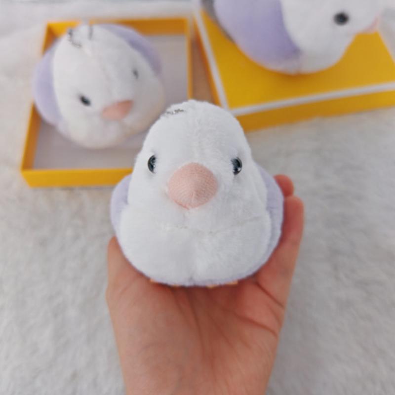 Lovebird Parrot High Fidelity Peony Parrot Plushie Budgie Pendant Plush Toys Lifelike Animals Simulation Stuffed Doll Toy