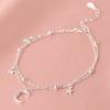 Star Moon Double Bracelet Female
