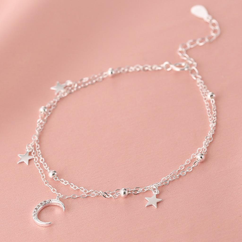 Star Moon Double Bracelet Female