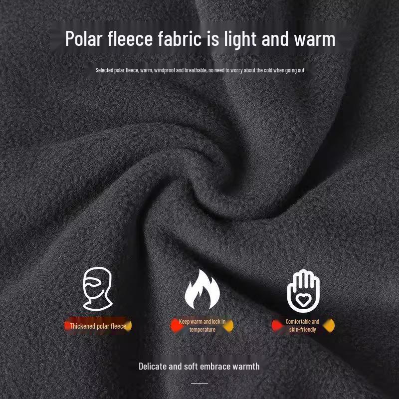 Ekskluzywna oferta dla nowicjuszy: Czapka polarowa i komin - Jesień/Zima Ciepła, Wiatroodporna, Pełne zakrycie do jazdy na rowerze i narciarstwa