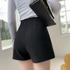 Plus Size Women's Spring Blazer Shorts - High Waist, Wide Leg, Slimming, Trendy, Versatile, Casual Outerwear