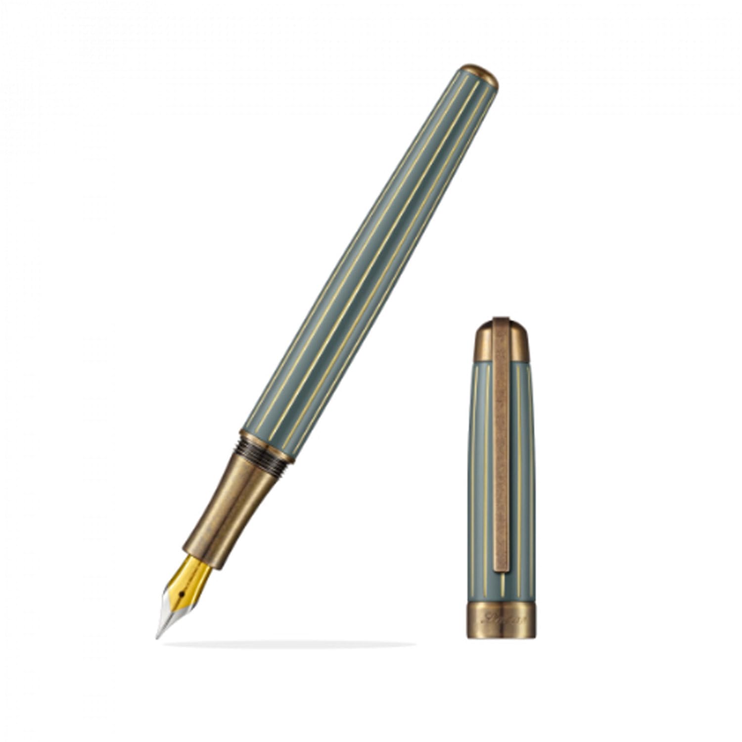 

LABAN Fountain Pen Fine Point F LABAN Antique II Gray Gold PF-9191-11GYATG