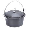 Outdoor Picnic Pot 5L Large Capacity Portable Camping Cookware Kit for Barbecue Cooking Boiling