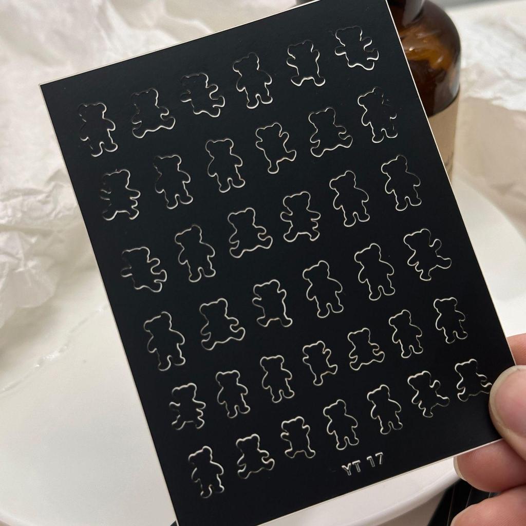 Nail Art Accessories: Adhesive Stickers, Star & Butterfly Designs, Glue Pads, Spray Paint, Small Decor Elements