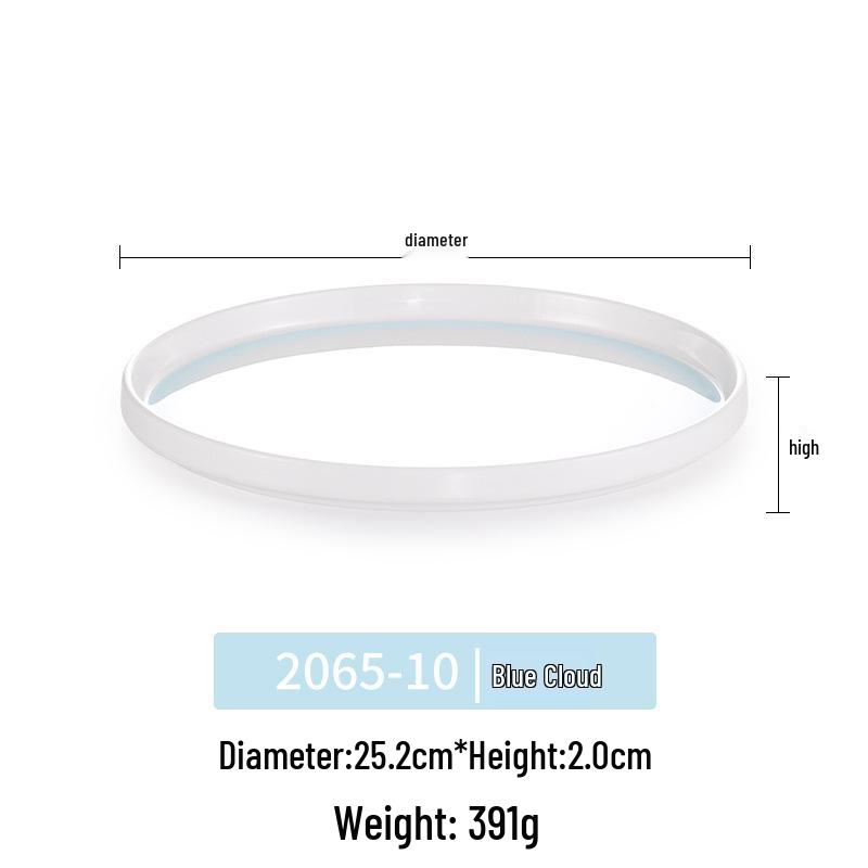 Okrągły talerz melaminowy - Naczynia stołowe inspirowane porcelaną dla restauracji i hoteli, Idealny do kuchni zachodniej