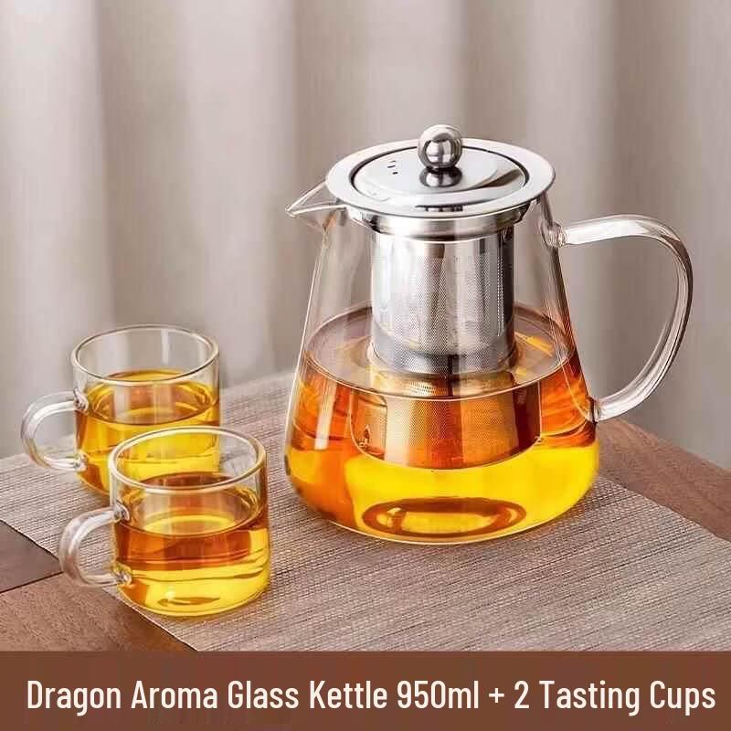 ZISIZ Glass Teapot & Tea Set