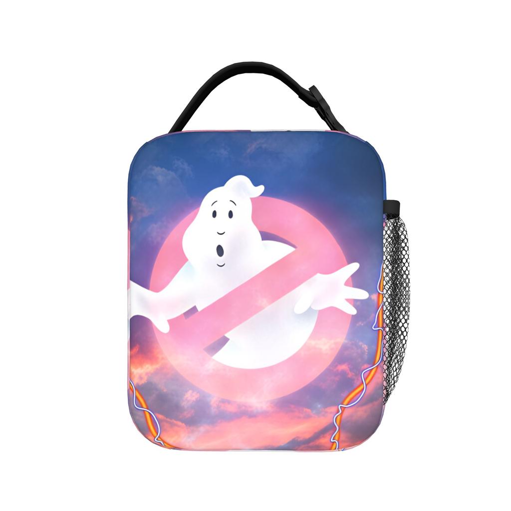 G-Ghostbusters Lunch Bag Fashion Lunch Box Picnic Convenient Thermal Tote Handbags For Child Oxford Print Cooler Bag