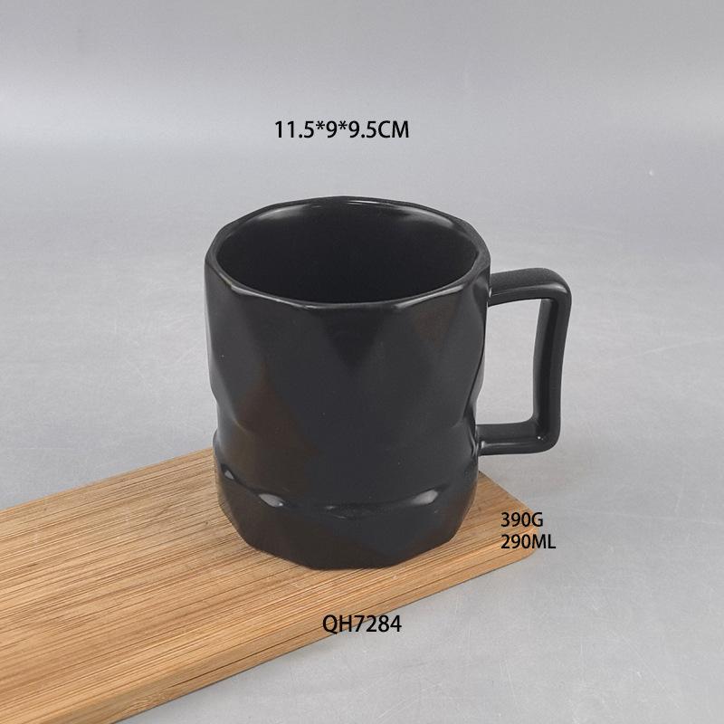 

Керамическая чашка для завтрака, красивая чашка для воды для пары, кофейная чашка средней температуры, ретро кружка, скандинавская креативная чашка 201-300ml