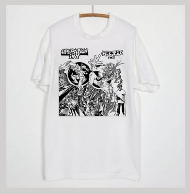 Operation Ivy Band Hectic EP Album T Shirt Classic White Unisex S-5XL ND1613