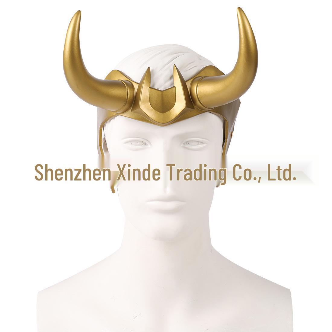Loki Mask - Marvel Halloween PVC Prop Helmet