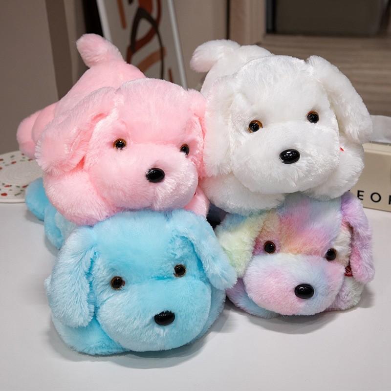 Dog Glowing Color Plush Toy Animal Puppy Stuffed Doll Decorations Kids Gift