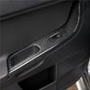 6Pcs Carbon Fiber Interior Door Control Cover Trim For Mitsubishi Lancer