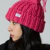 UNKNOWN PLANET Planet Cat Knit Beanie Pink