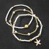 Personalized anklet set starfish shell shape beach foot decoration foreign trade