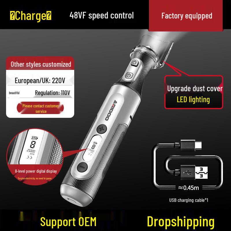 Handheld Electric Mini Grinder & Engraving Tool for Wood, Jade Polishing, and Carving