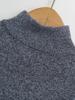 Spicy Chic Semi-High Neck Short Sleeve Knitted Dress - Spring 2025 Retro Waist-Hugging Bodycon Mini