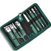 Kit Professionale per la Cura delle Unghie da 7/10/12/18 Pezzi Set Acciaio Inossidabile per Manicure e Pedicure Set Tagliaunghie con Custodia da Viaggio