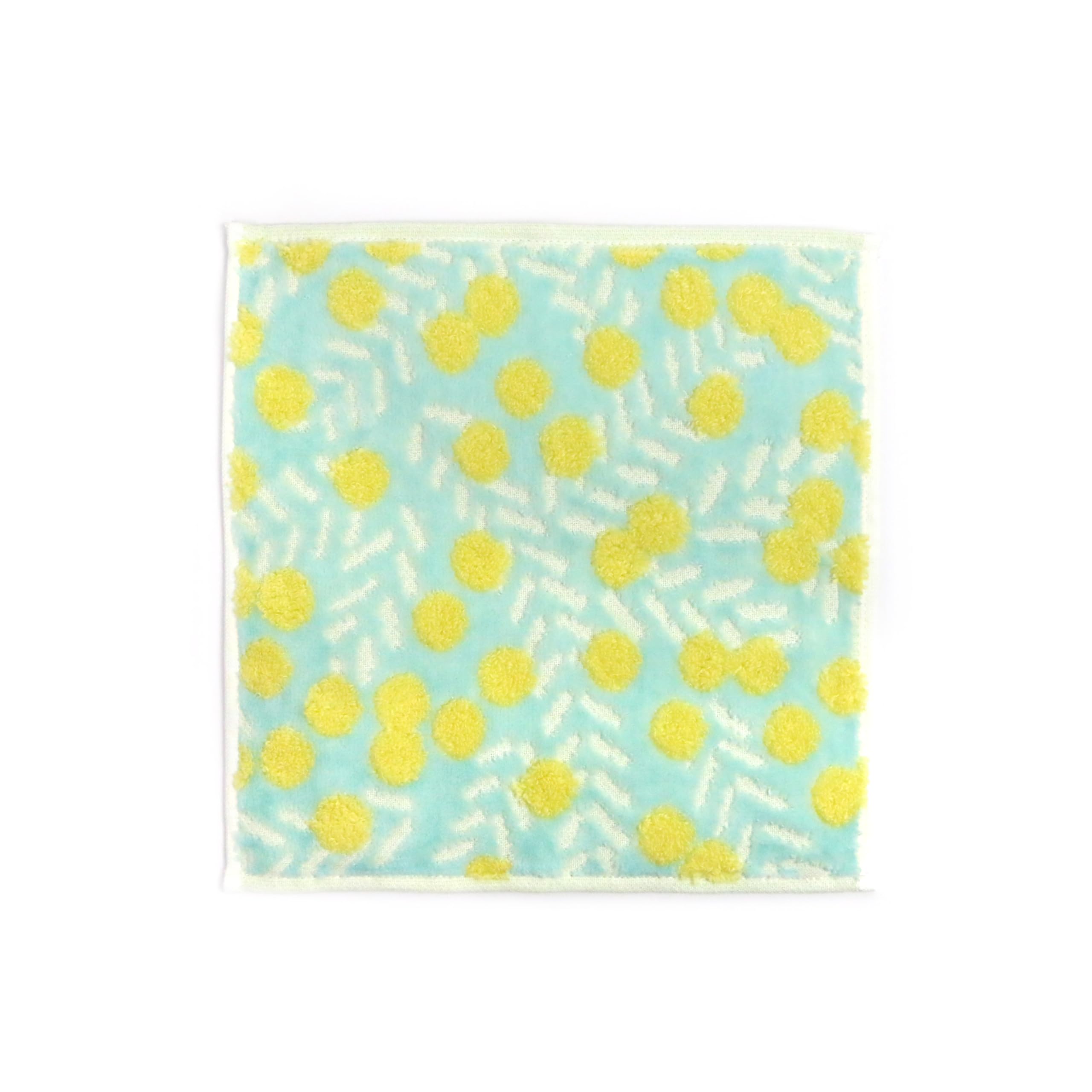 Imabari Towel mimosa - Fluffy, Made in Japan, Highly Absorbent Handkerchief Towel (Blue)