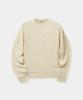 Kueo Mixed Slub Crewneck Sweater (Ivory)