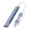 USB-C Docking Station 3.0: 4-Port Multi-Functional Hub for Laptops and Phones