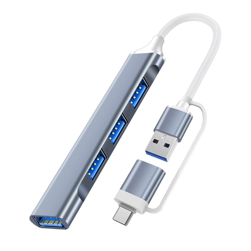 USB-C Docking Station 3.0: 4-Port Multi-Functional Hub for Laptops and Phones