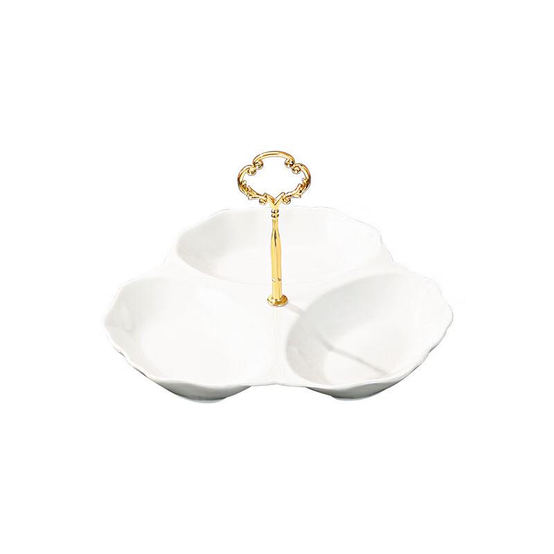 Qianxing Ceramic Divided Snack Plate