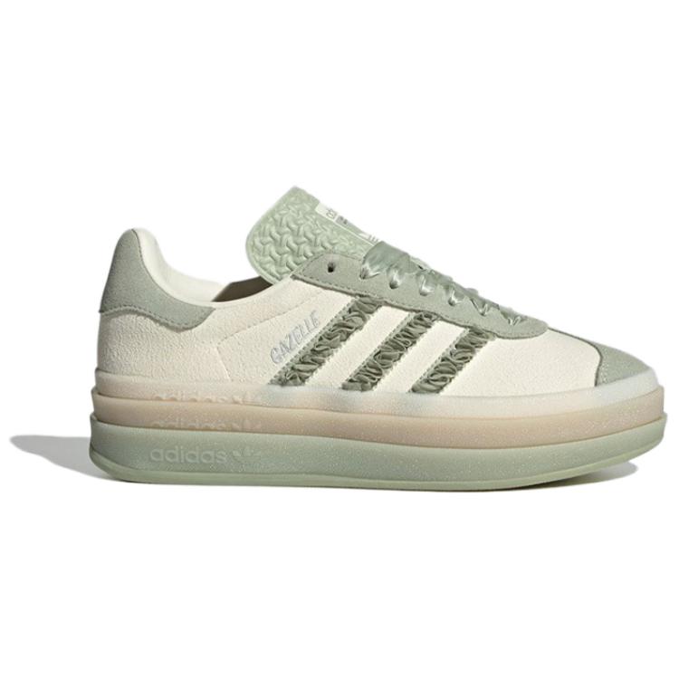 Adidas Originals Gazelle Comfortable Fashion Durable Low-Top Sneakers Women Sneakers Green JR8373