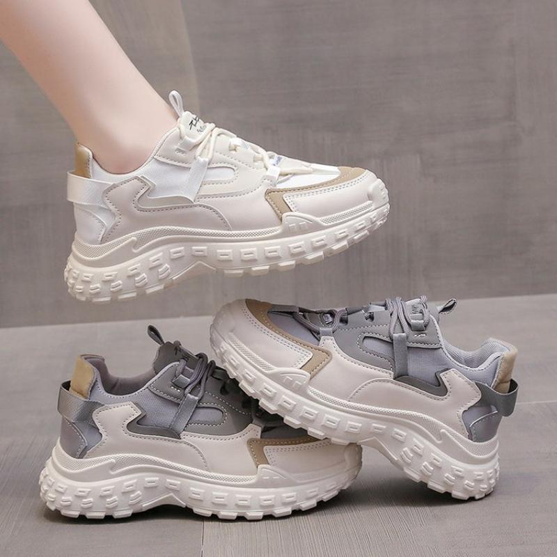 Mode Schuhe für Frauen 2024 Mode Alltag Leichte Freizeitschuhe Bequeme Weiche Sohle Sneaker Damen Plateau Schuhe Zapatos Mujer