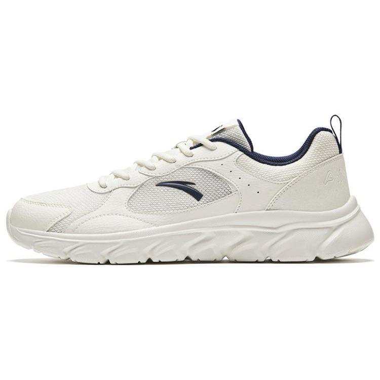 New Anta Anti Slip Wear Resistant Low Top Running Shoes Men's White 912345580-5