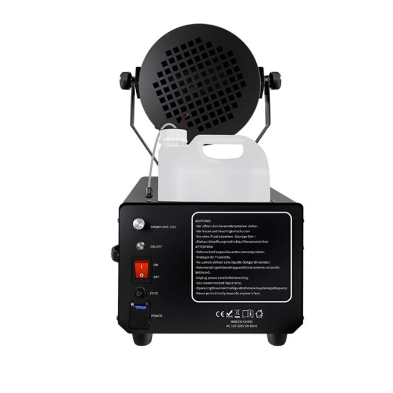 2000W High Power Snowflake Maker Outdoor Simulation Shaking Snow Machine Party Event Stage Snowflake Jet Machine