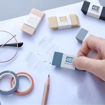 Cute Plasticity 4B Art Drawing Erasers Stationery Supplies Sketch Pencil Eraser