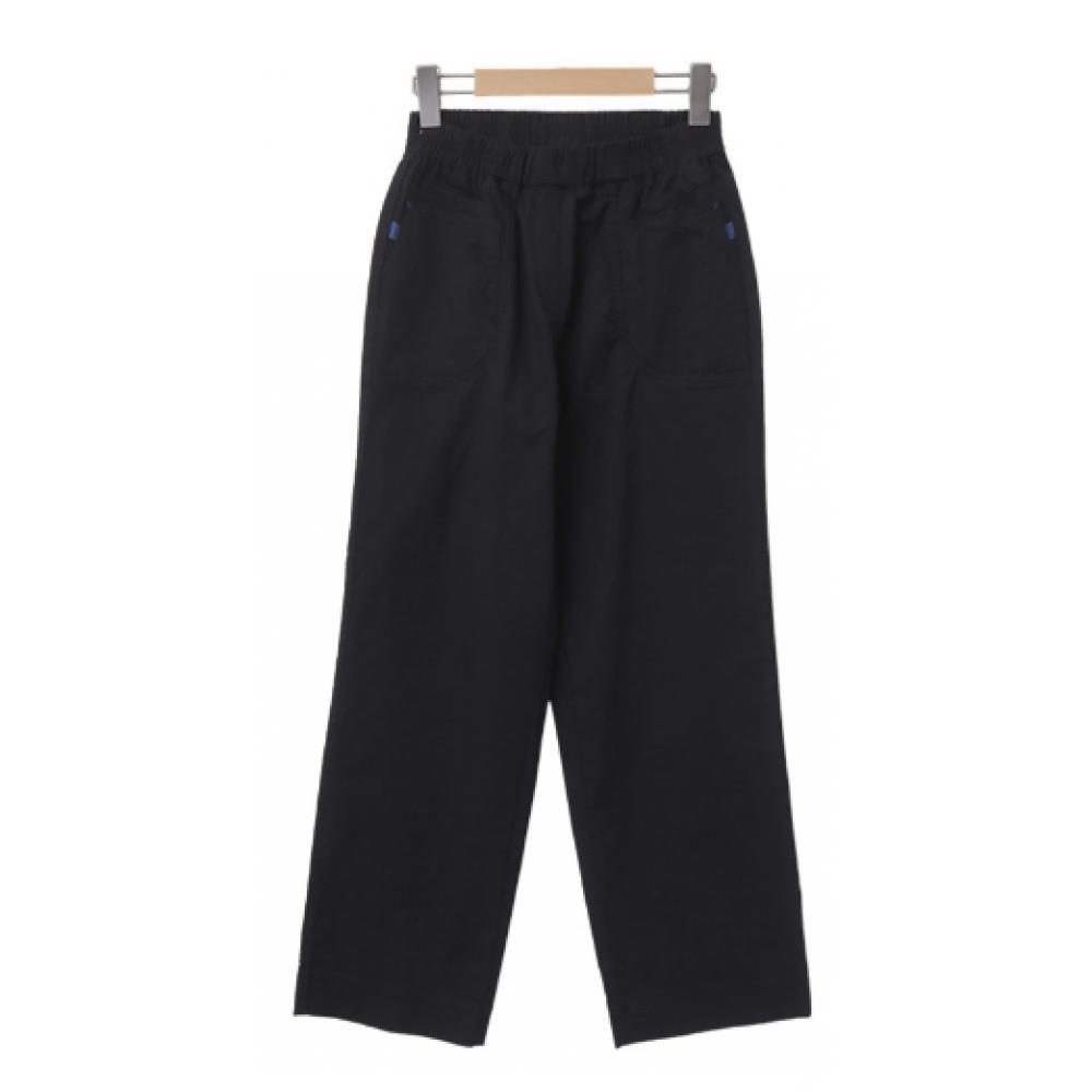 Shiz Madam Semi Wide Straight Cotton Pants P92079
