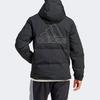 Adidas Essentials Regular Fit Warm Down Full Zip Padded Jacket Men Black IZ4883