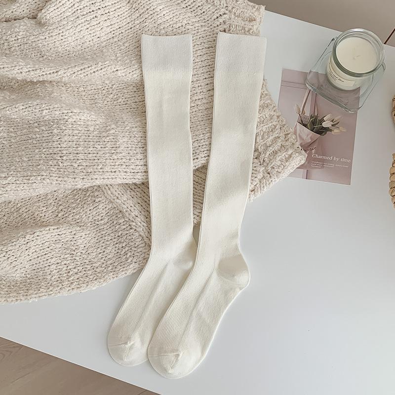 

Шерстяные гольфы, Чулки, Кофейный цвет, Стройнящие, Нескользящие, Не сползающие, Сезонные, Теплые, Высокие One size fits all белый