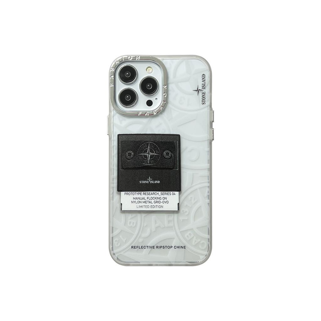 

Стильный фиолетовый чехол Stone Island для iPhone 14 Pro Max, противоударный и высококачественный, для iPhone 13 Pro/12/11) StyleA iPhone14pro