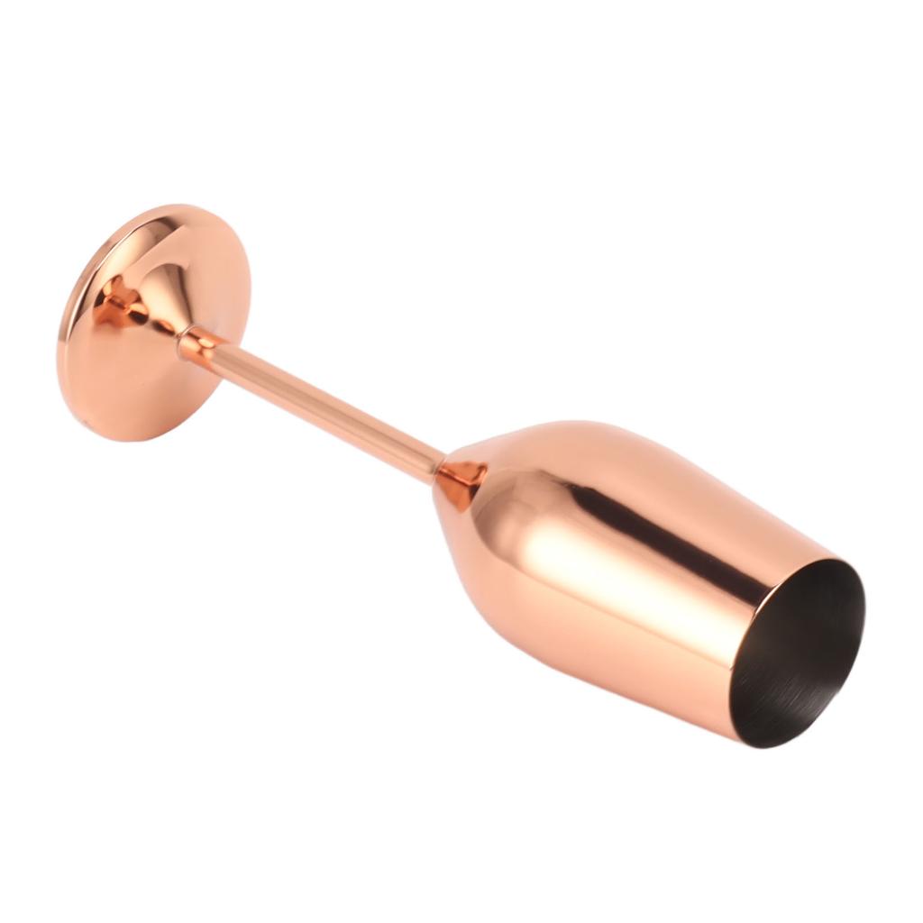 Champagne Flutes Stainless Steel Copper Plating Dishwasher Safe Champagne Glasses for Party Home