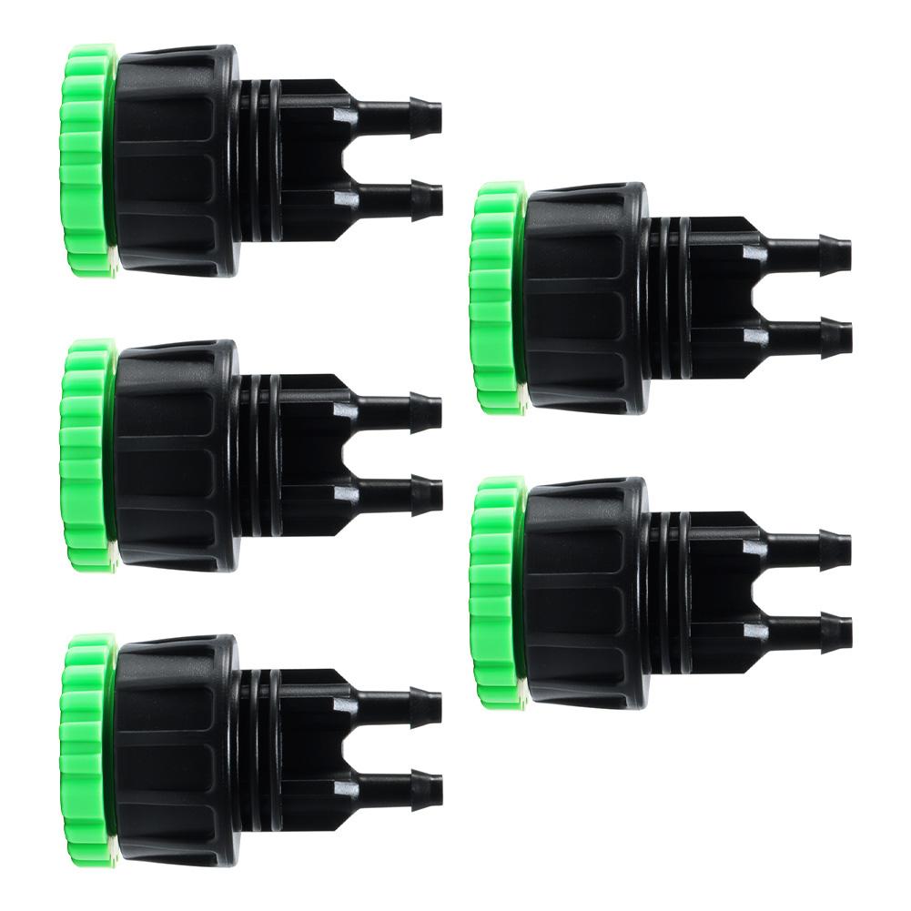 5pcs Garden Faucet Diverter Connector Agricultural Irrigation Connectors For Car Washing Garden Supplies Easy Installation