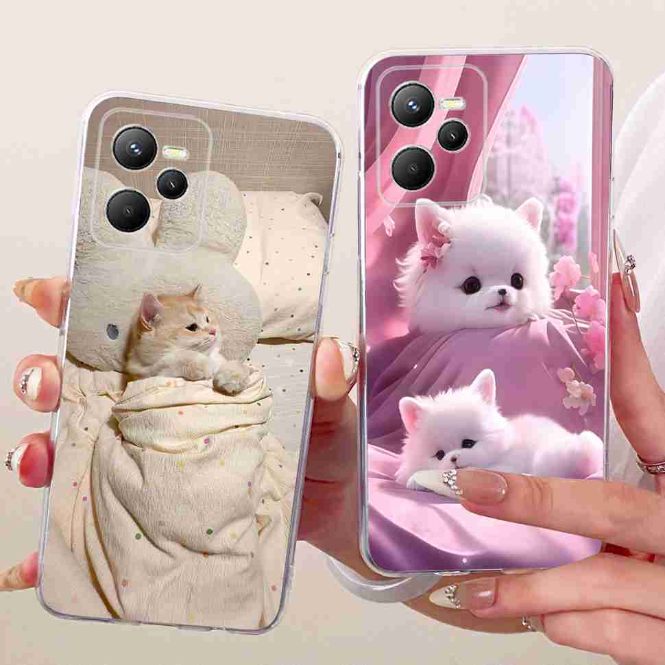 For Realme C 35 C35 Case 2022 Gold Dragon Cover Soft Silicone Fundas For Realme Narzo 50A Prime RealmeC35 Phone Case Bags