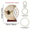 Wooden Material Perpetual Calendar Manual Rotating Manual Rotating Calendar  Home Decoration
