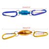 1Pcs Fly Fishing Magnetic Net Release Holder With Aluminium Alloy Hanging Buckle